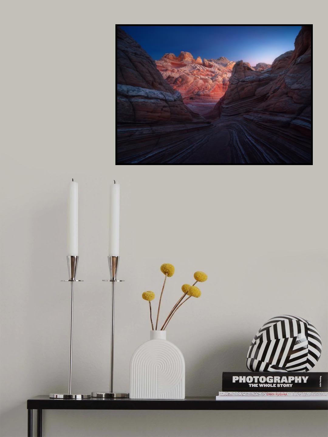 Blue Pocket 1 Poster och Canvastavla
