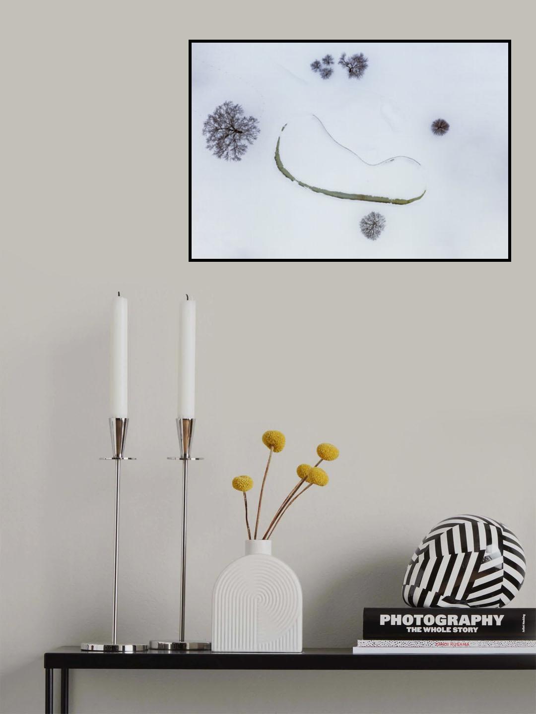 Guardians of a Winter pond Poster och Canvastavla