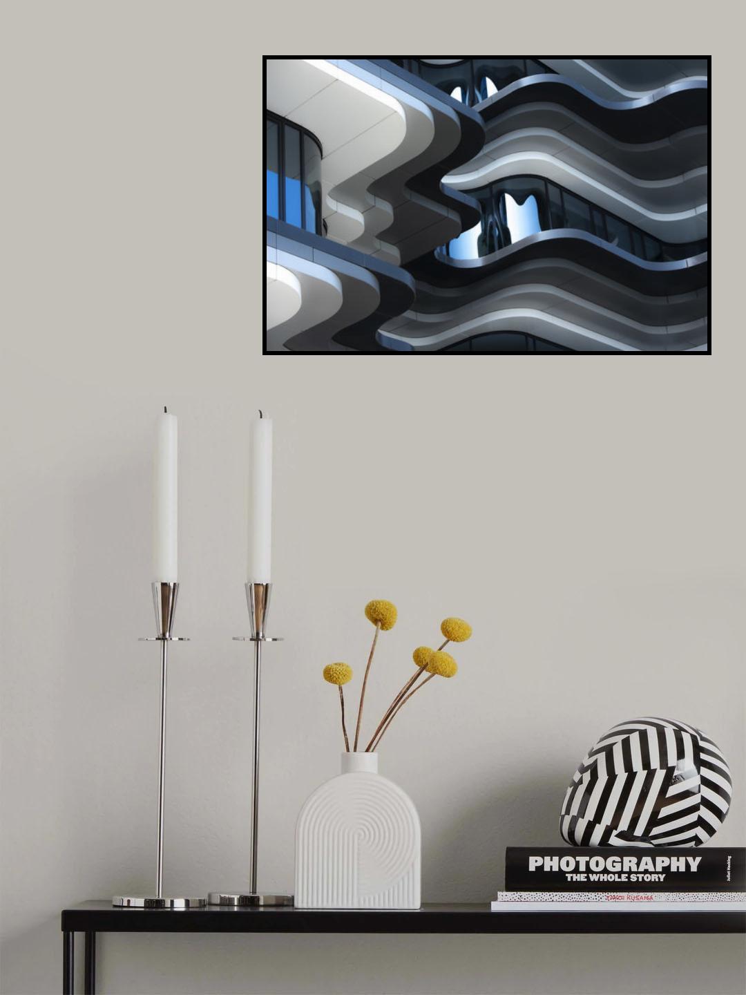 Corrugated facade Poster och Canvastavla