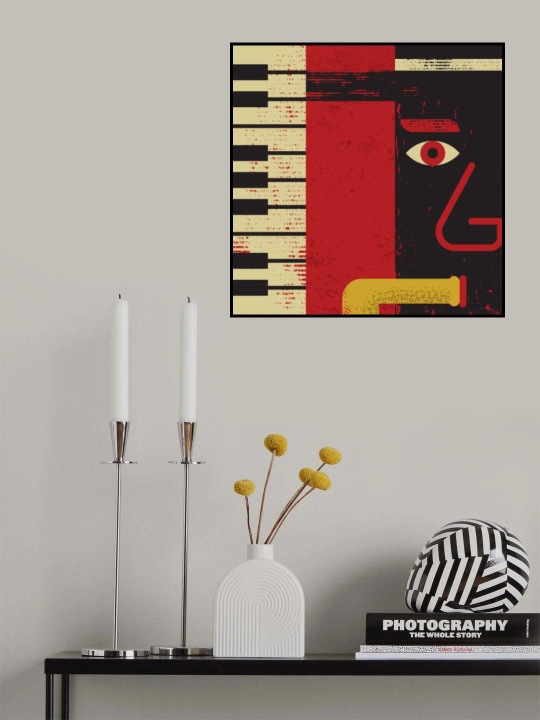 Jazz Poster och Canvastavla