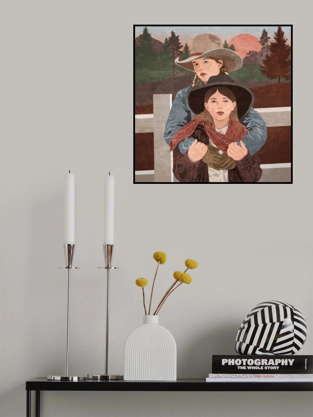 Western Sisters Poster och Canvastavla