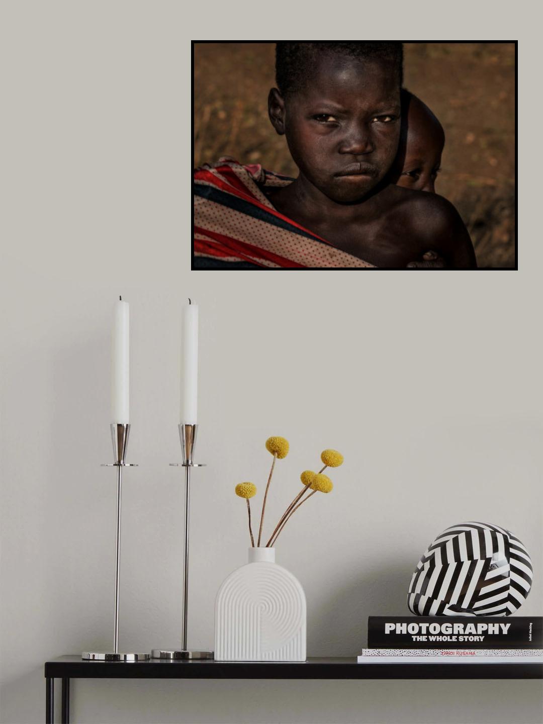 Laarim ethnic siblings Poster och Canvastavla