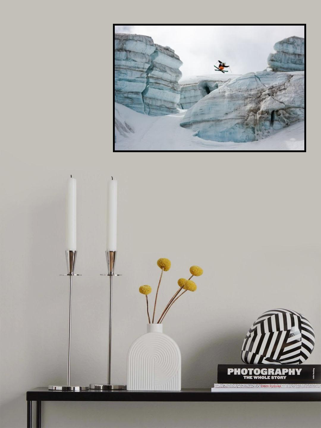 Candide Thovex out of nowhere into nowhere Poster och Canvastavla