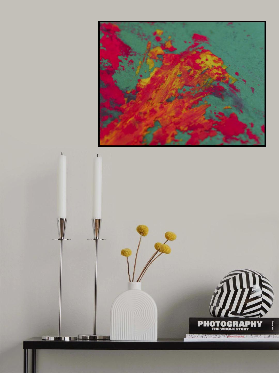 colored paints Poster och Canvastavla