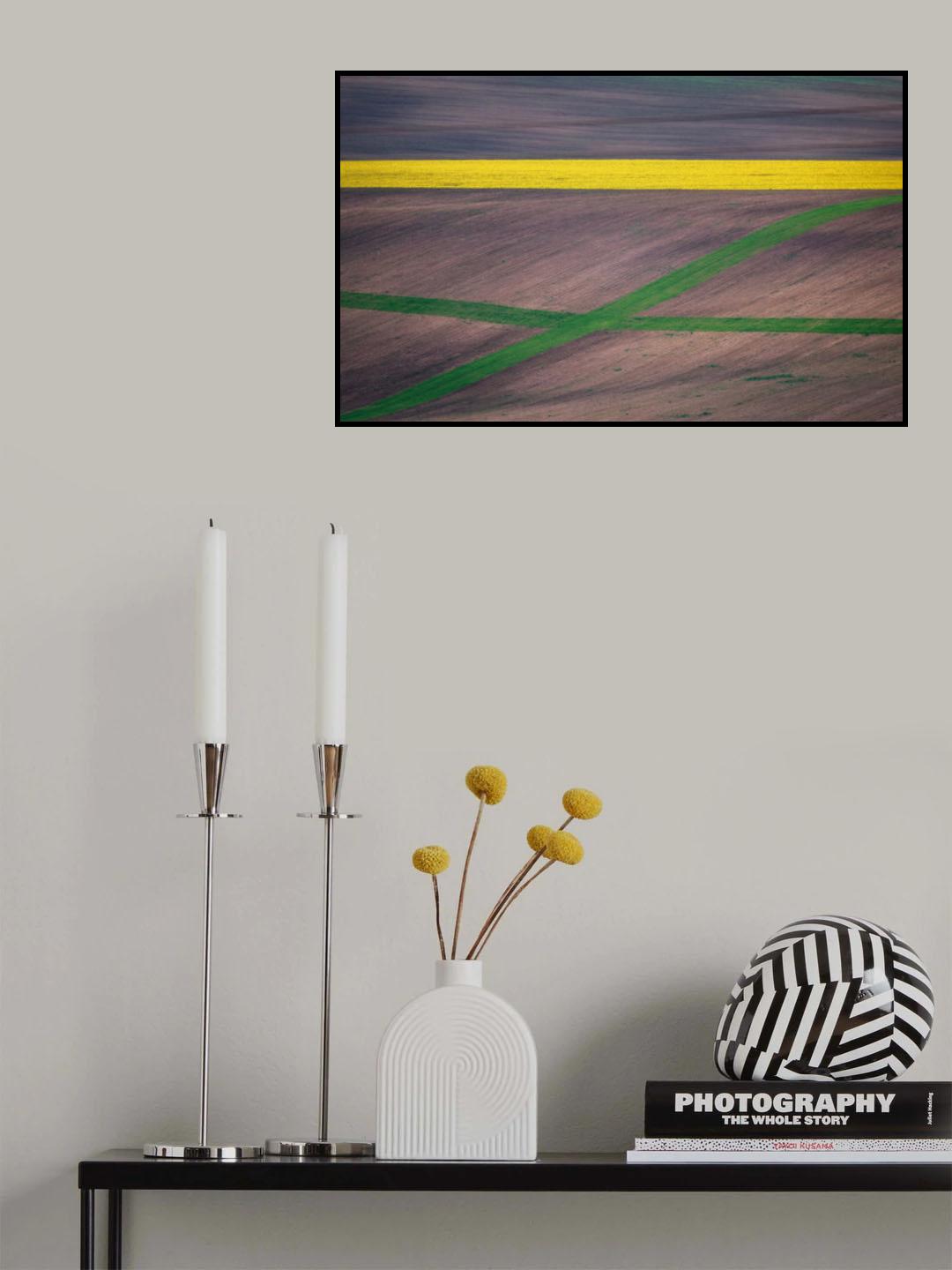 Painting the fields Poster och Canvastavla