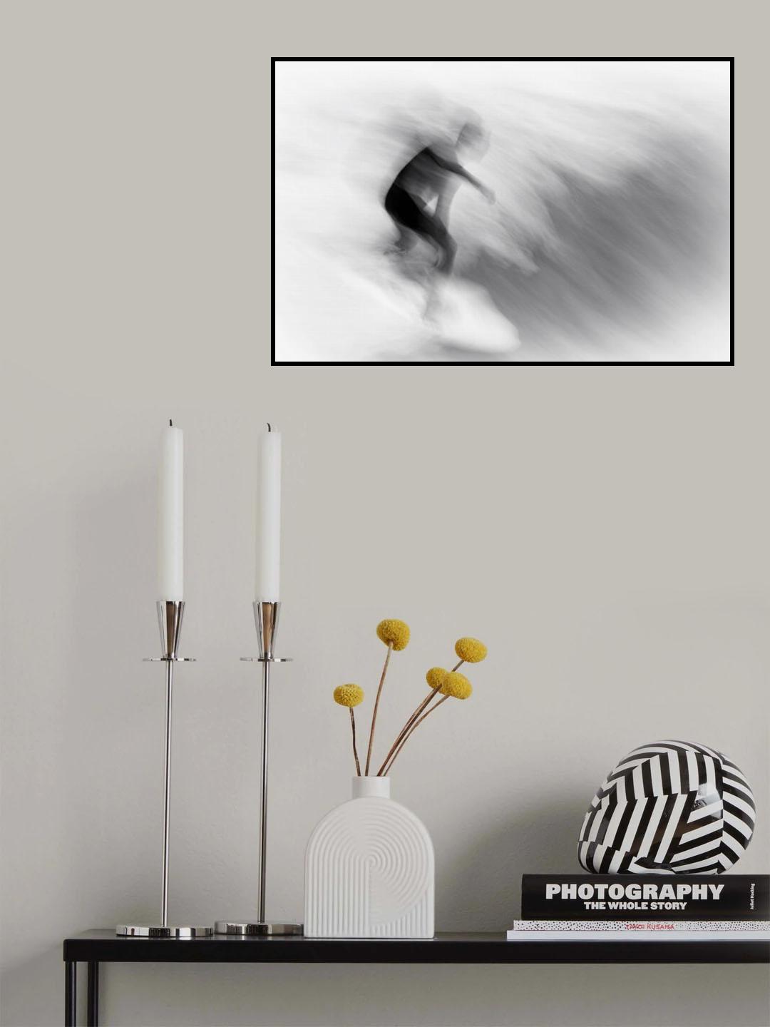 the surfer Poster och Canvastavla