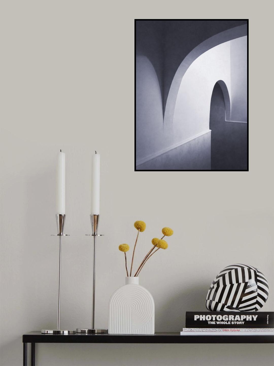 Cold Arcs Poster och Canvastavla