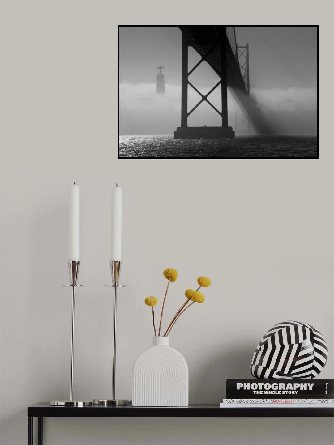 The fallen bridge Poster och Canvastavla
