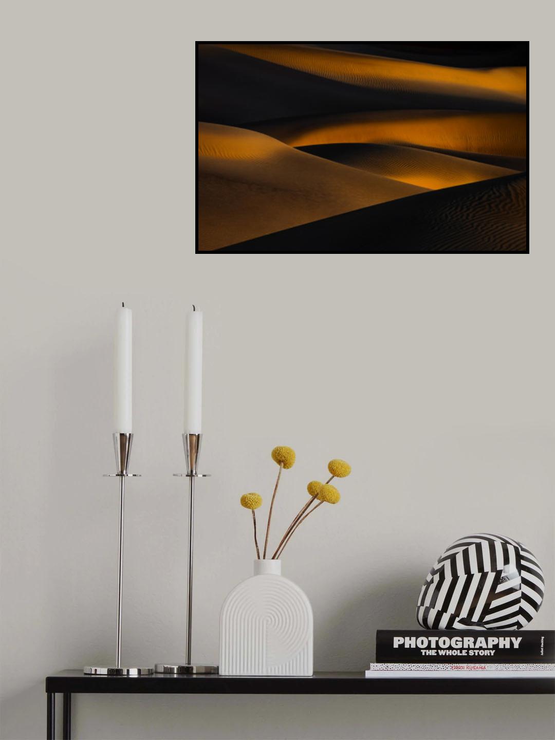 Sand Dune Waves Poster och Canvastavla