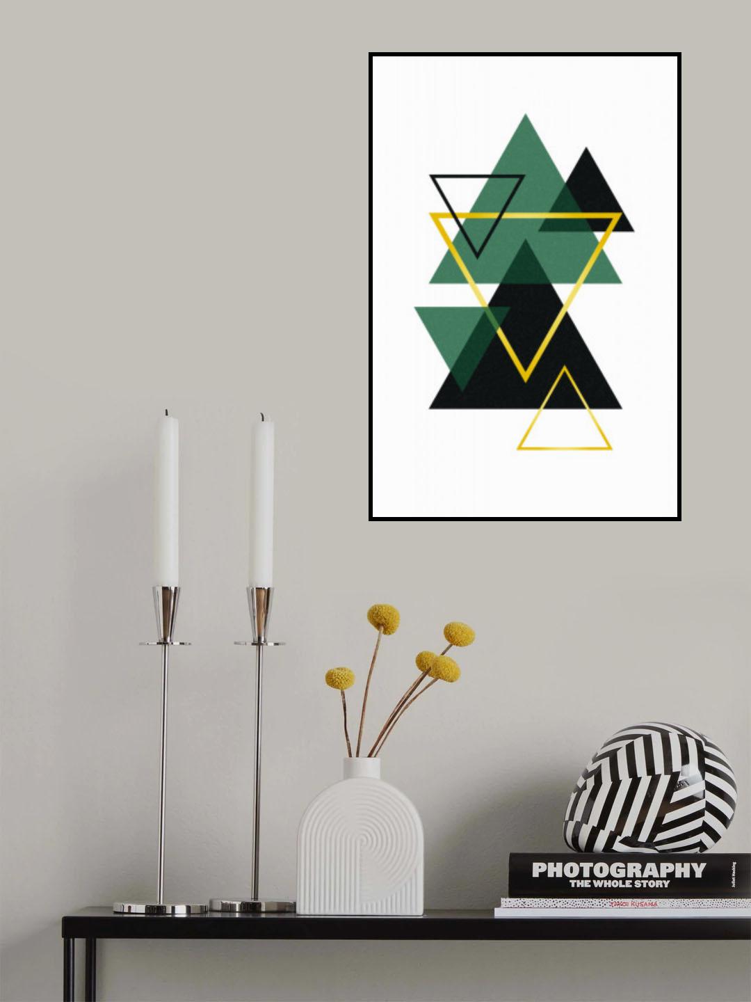 Minimal Triangle Collection #2 Poster och Canvastavla