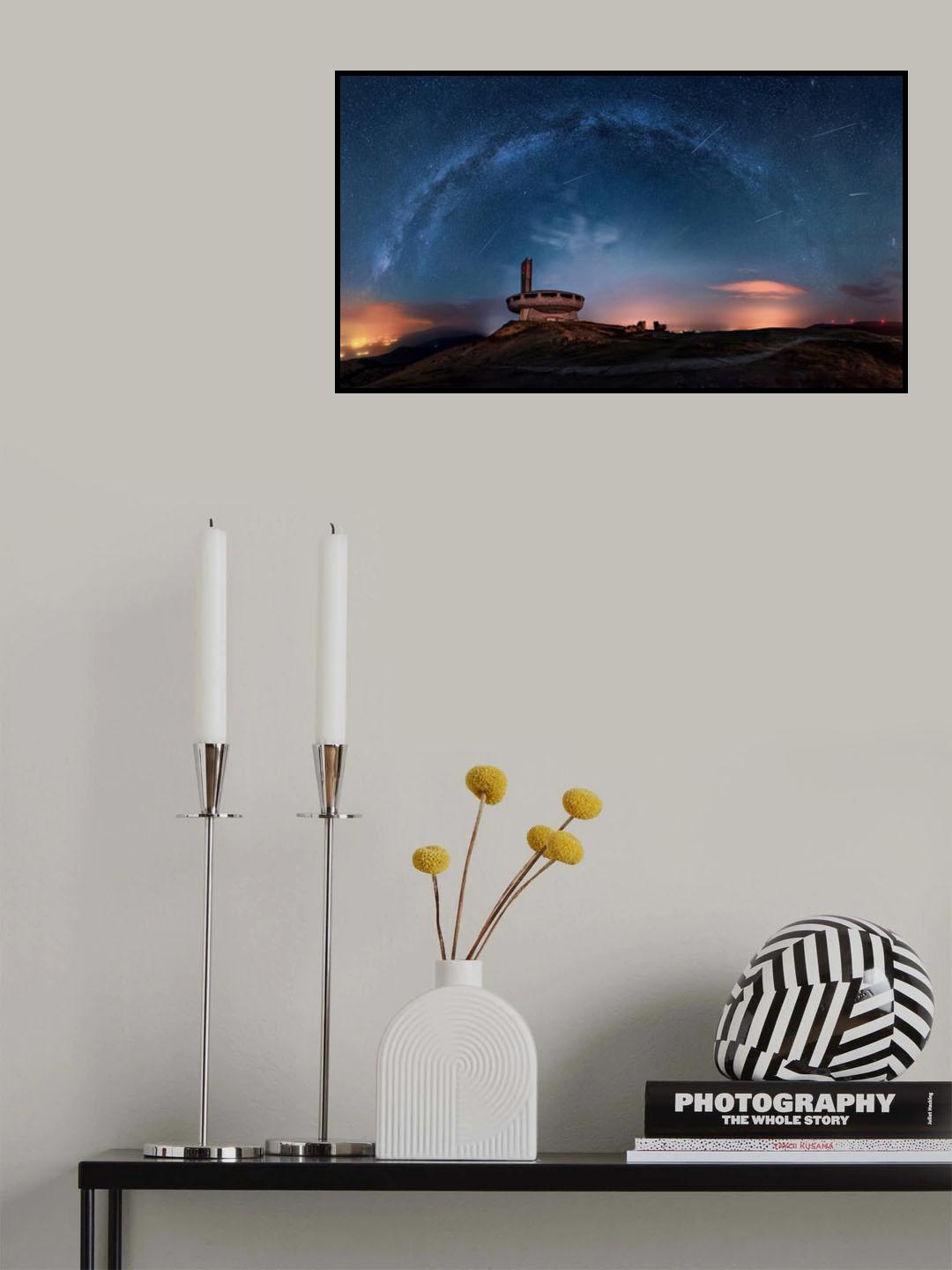 Perseids over Buzludzha Poster och Canvastavla