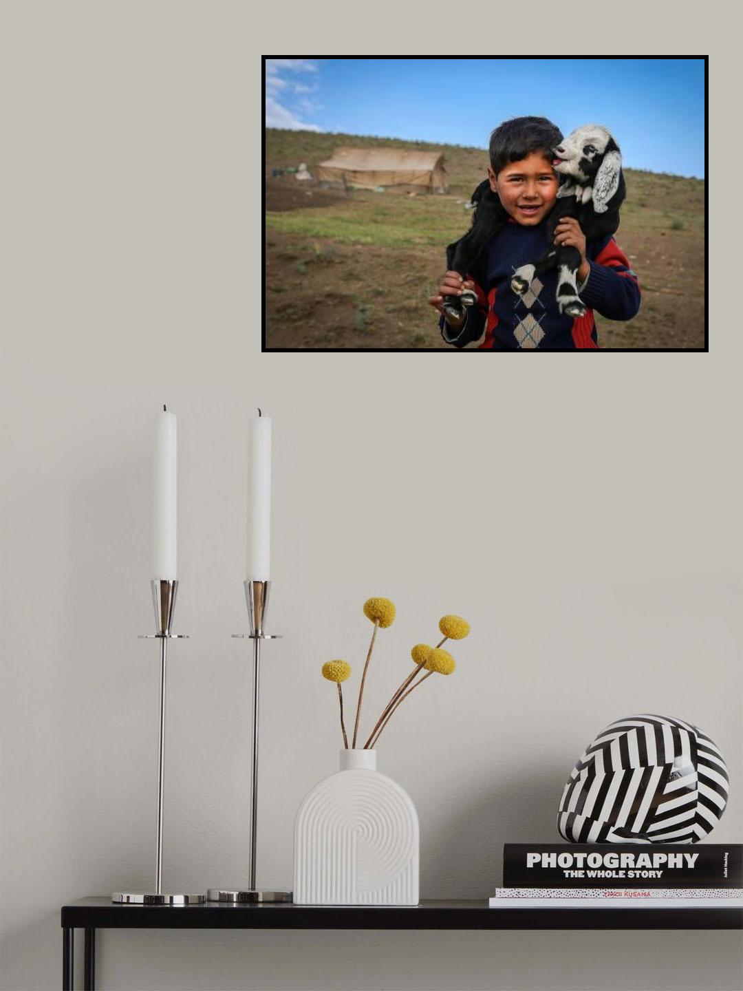Rural Child Poster och Canvastavla