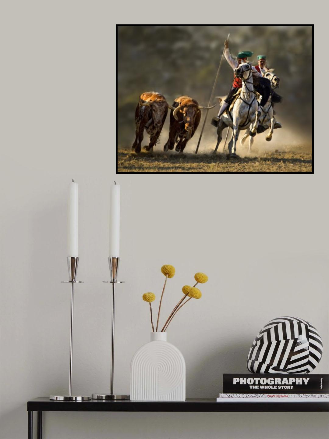 Campinos of Portugal Poster och Canvastavla