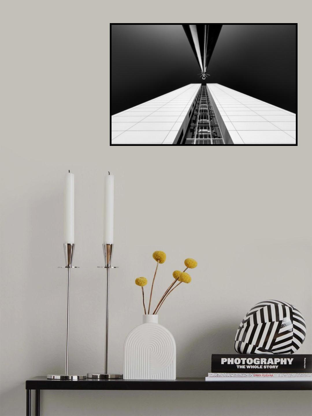 Guarding the Elevator Shaft Poster och Canvastavla