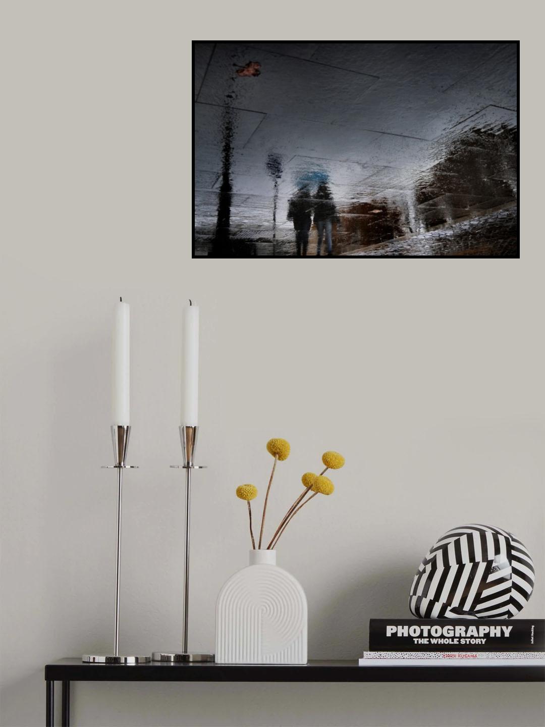 The last leaf of autumn Poster och Canvastavla
