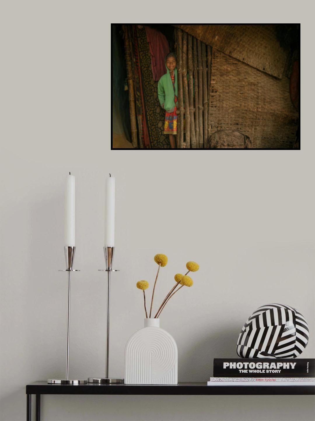 Smile Beyond Hardness Poster och Canvastavla