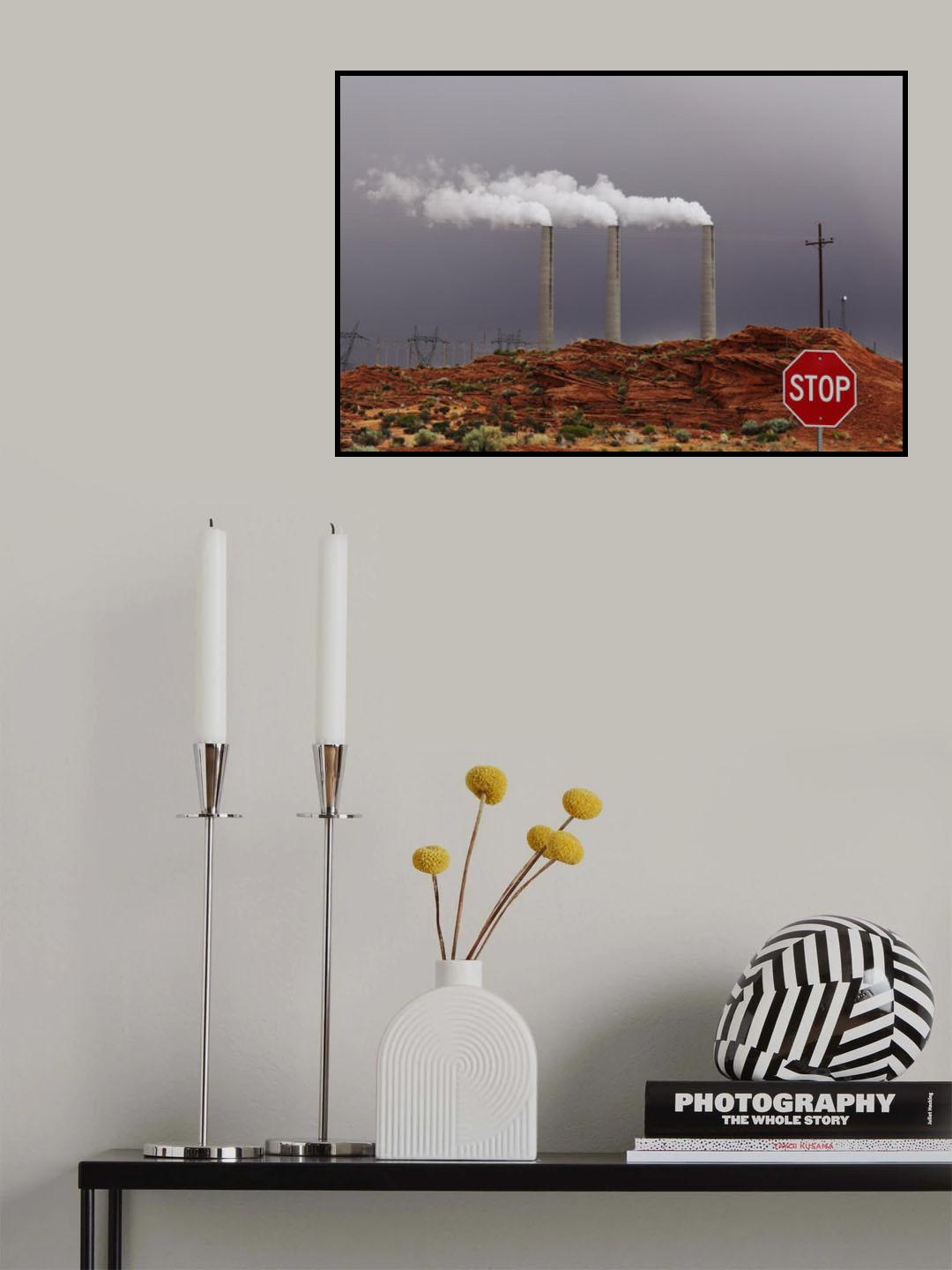 Stop Poster och Canvastavla