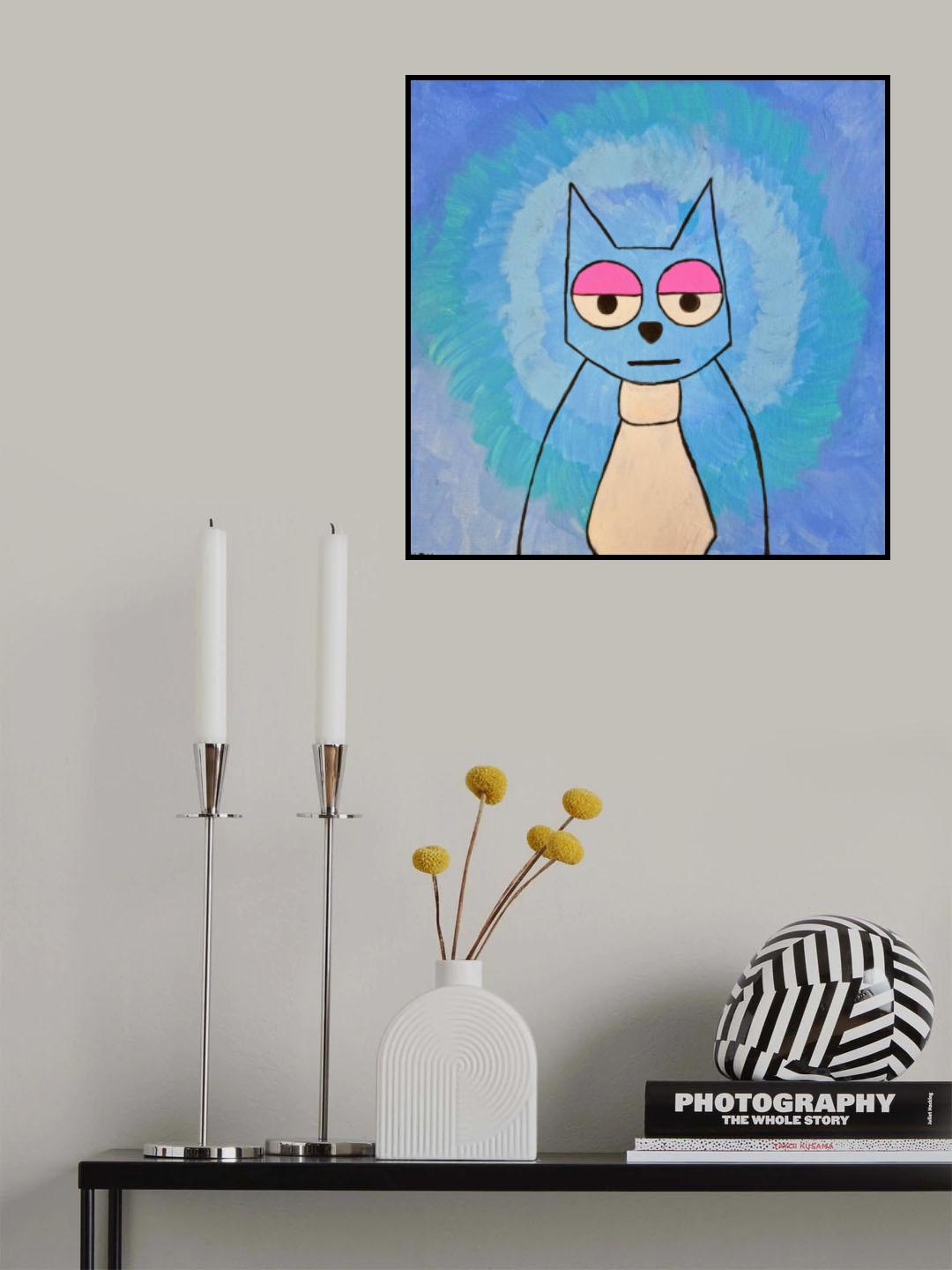Cat Poster och Canvastavla