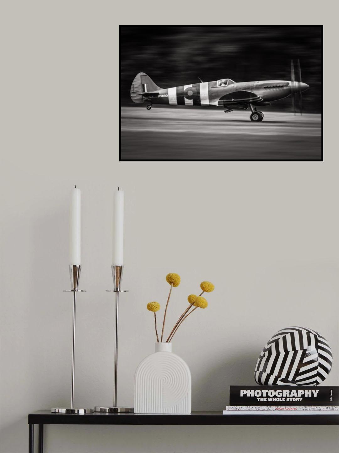 Spitfire MK XIX Poster och Canvastavla