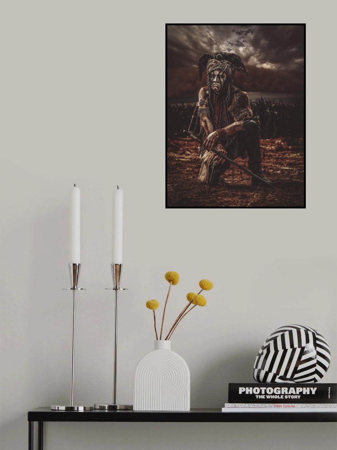 Tonto Says There is a Storm coming soon Poster och Canvastavla