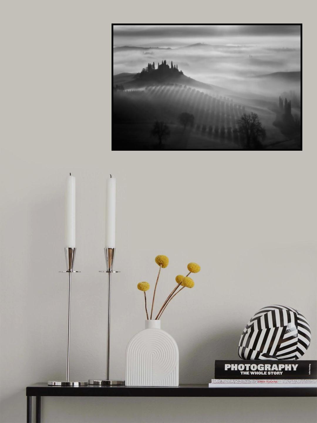 Tuscany fog Poster och Canvastavla