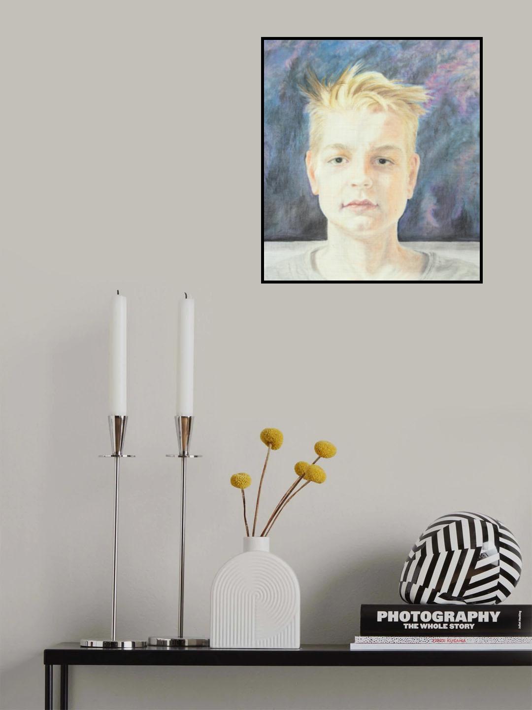 Jungenportrait Poster och Canvastavla