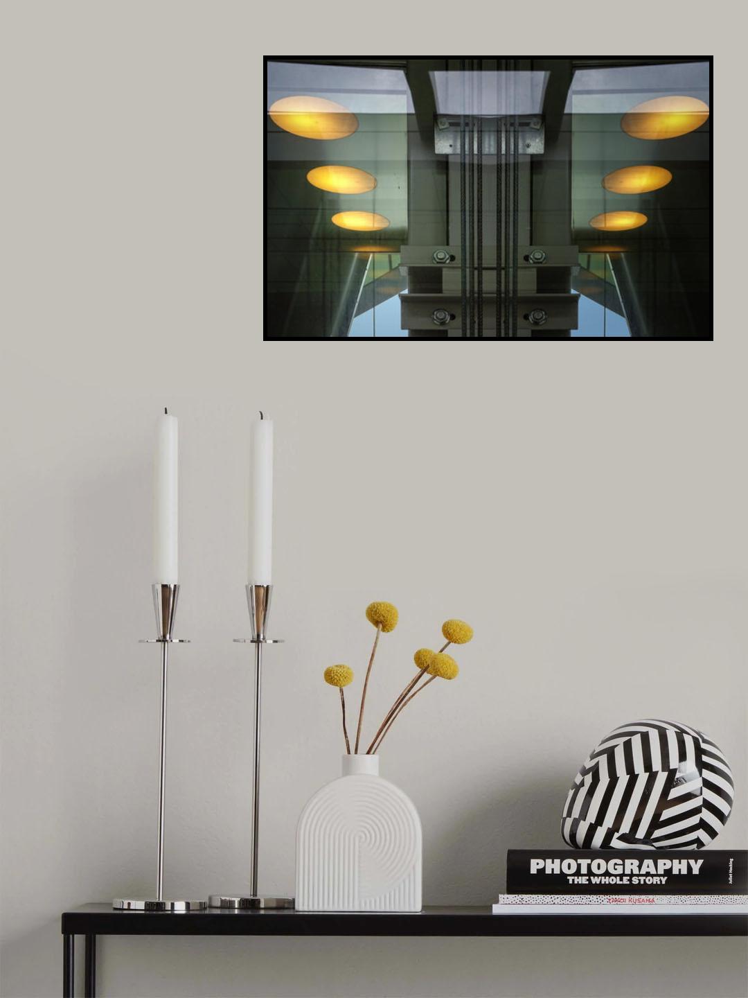 yellow ovals Poster och Canvastavla