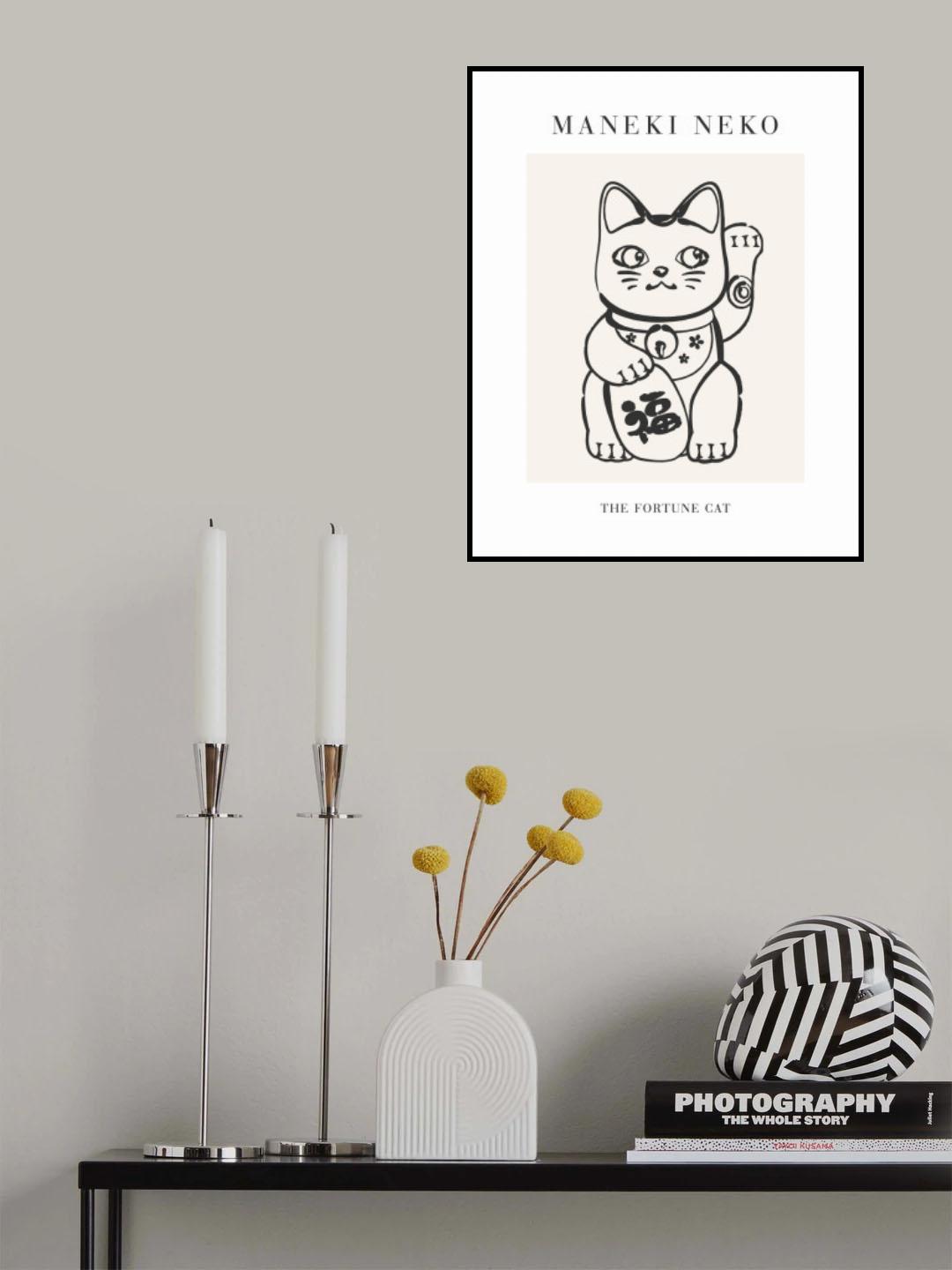 Manekineko No2 Poster och Canvastavla
