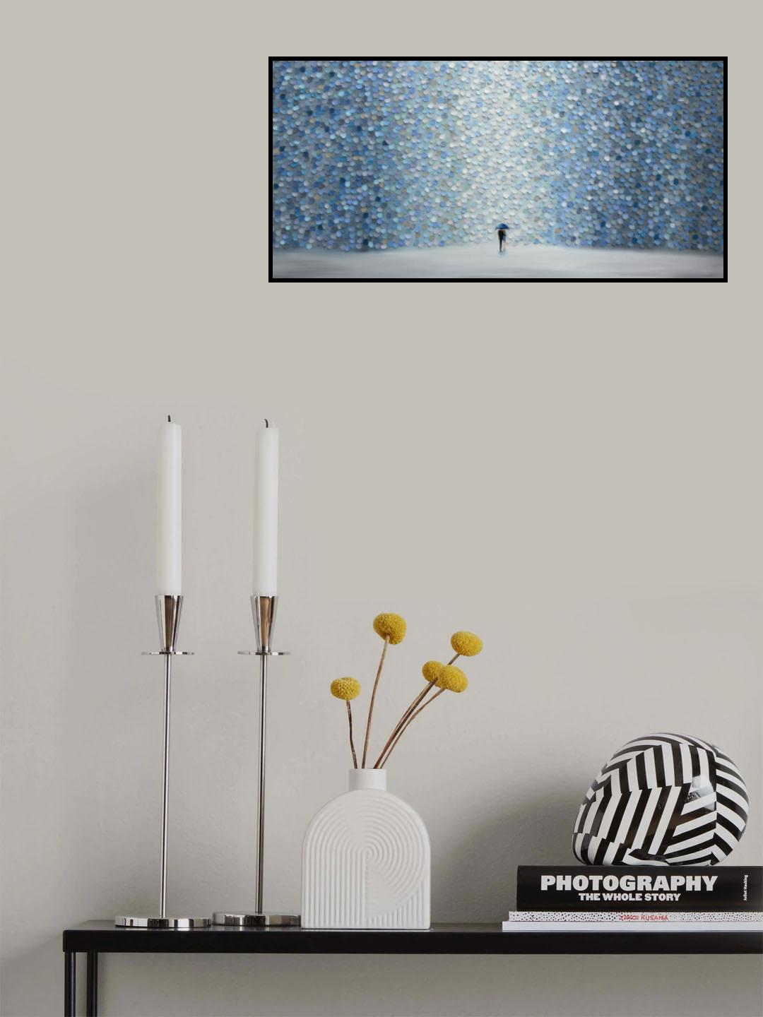 Rainfall Melody Poster och Canvastavla