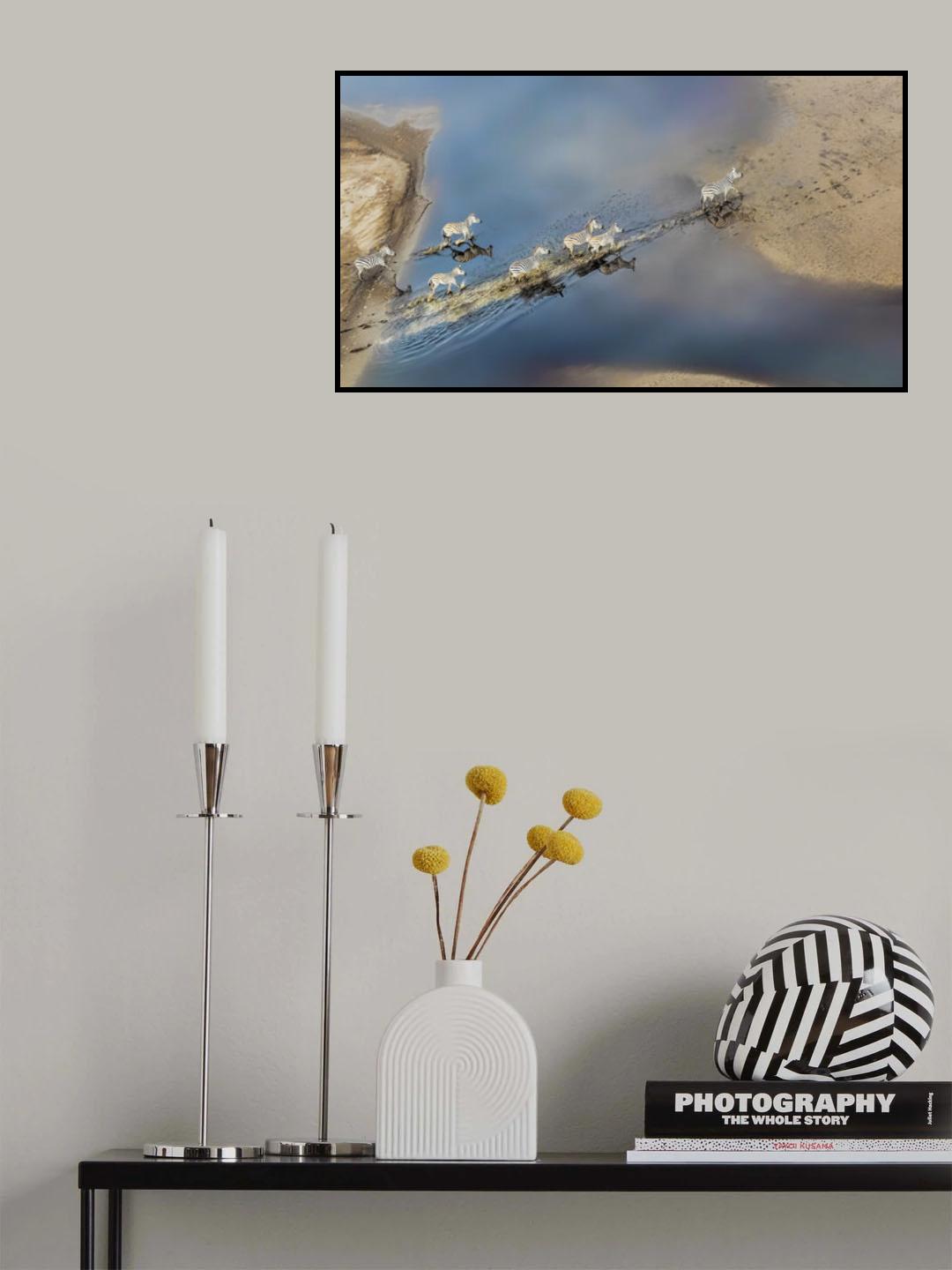 Crossing Tidal Flat Poster och Canvastavla