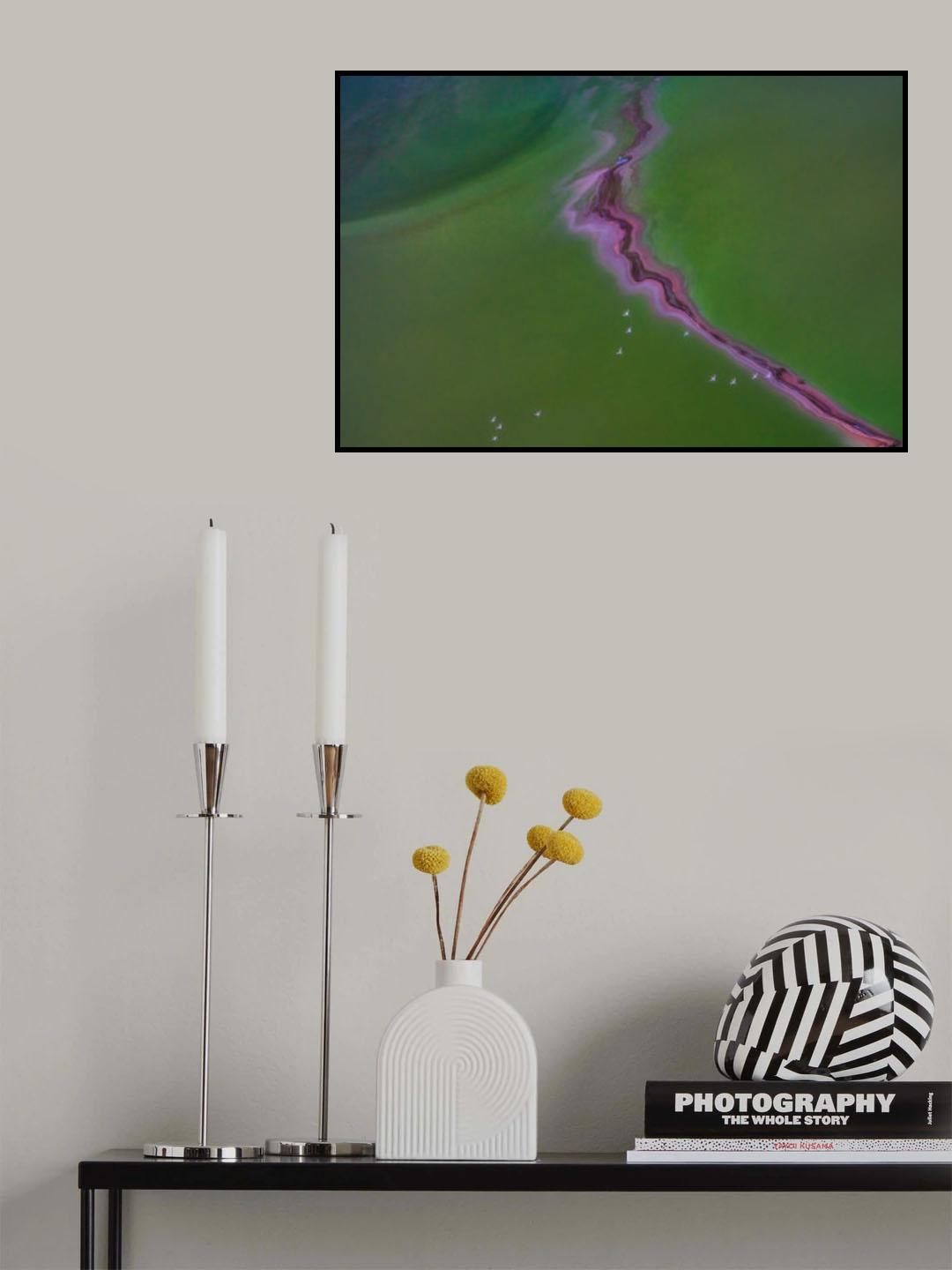 RIVER FROM THE SKY Poster och Canvastavla
