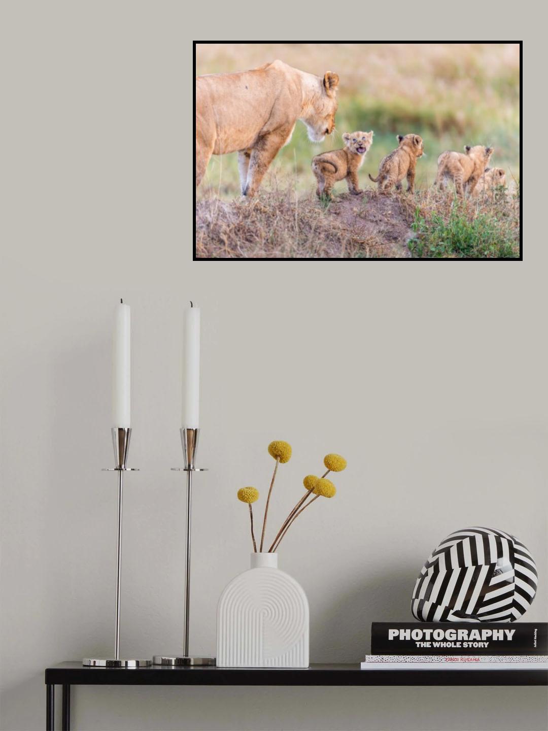 Let's Go Mom Poster och Canvastavla