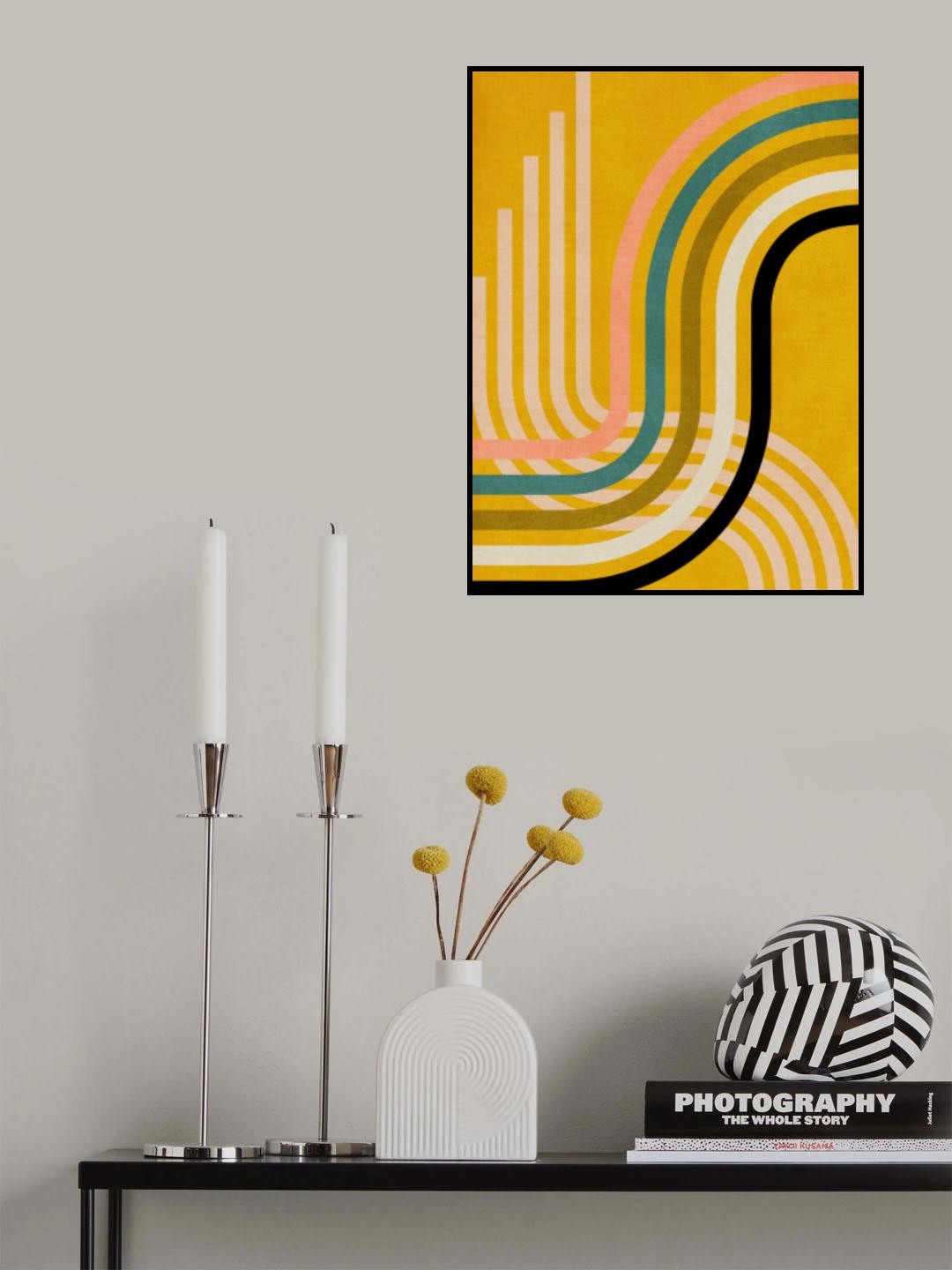 Rainbow Suns 9 Kopie Poster och Canvastavla