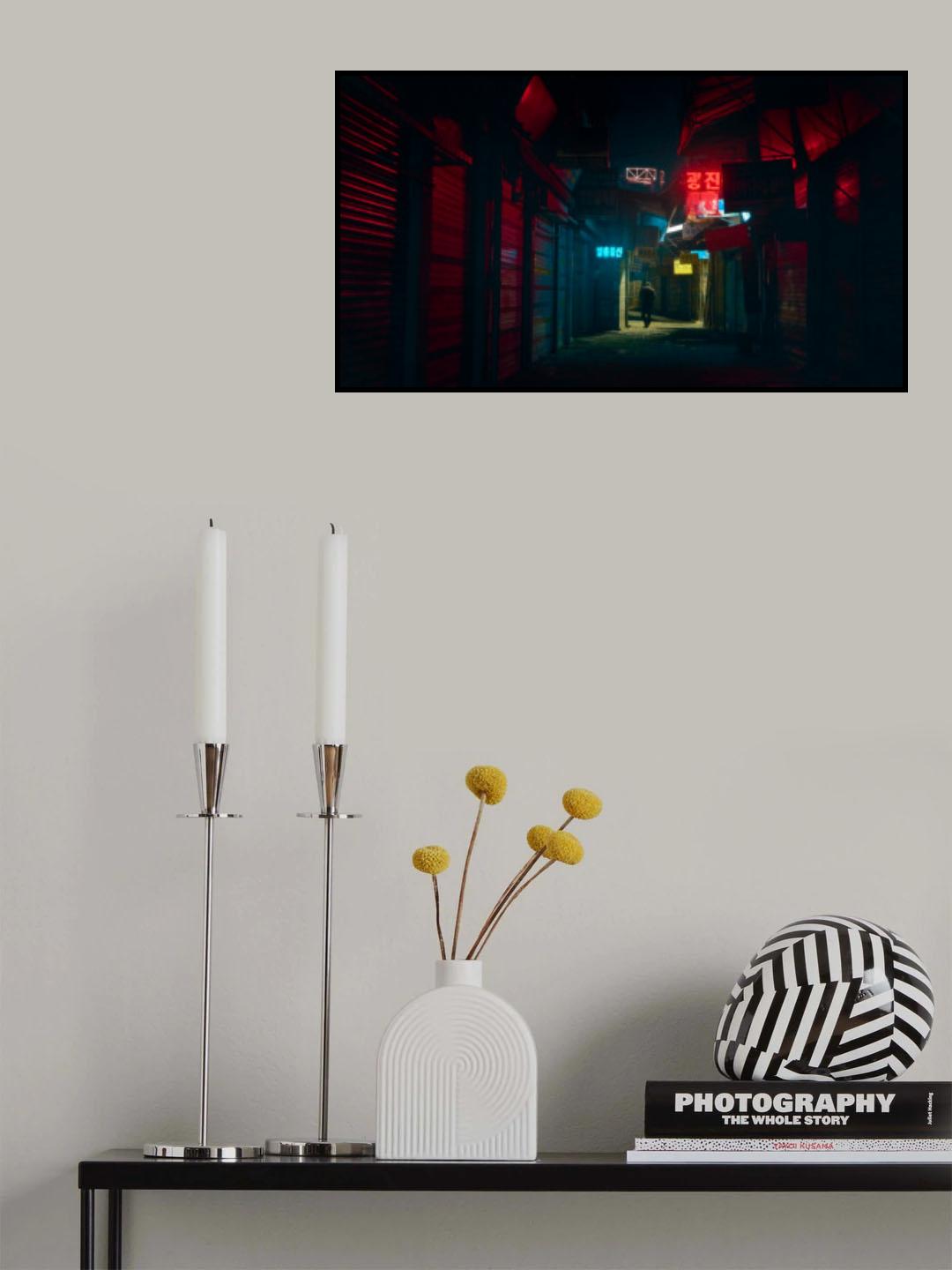Seoul from Shadows Poster och Canvastavla