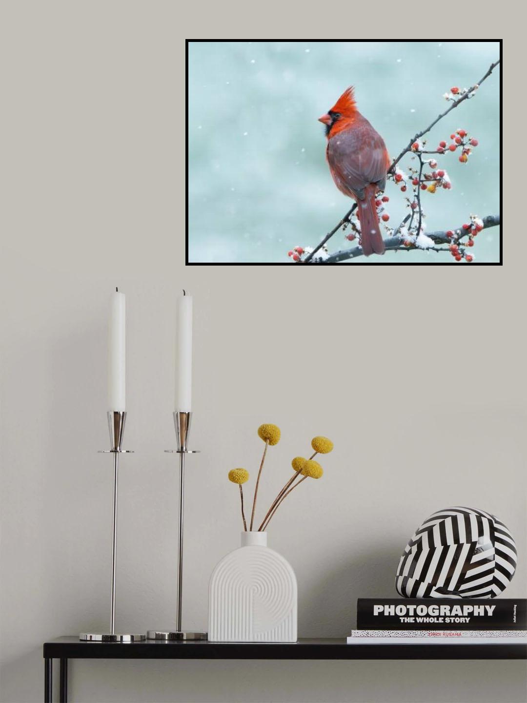 Snowy Day Poster och Canvastavla