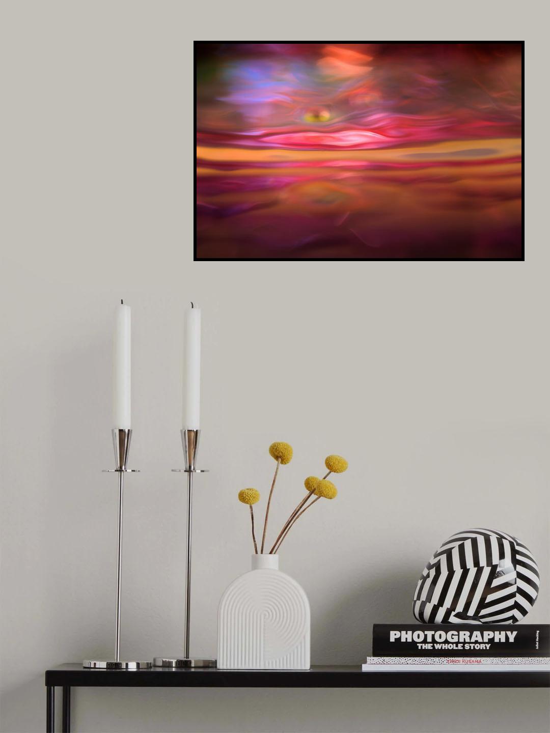 Painted Landscape Poster och Canvastavla