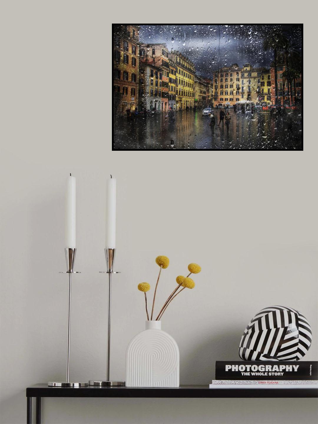 Still rain in the city Poster och Canvastavla