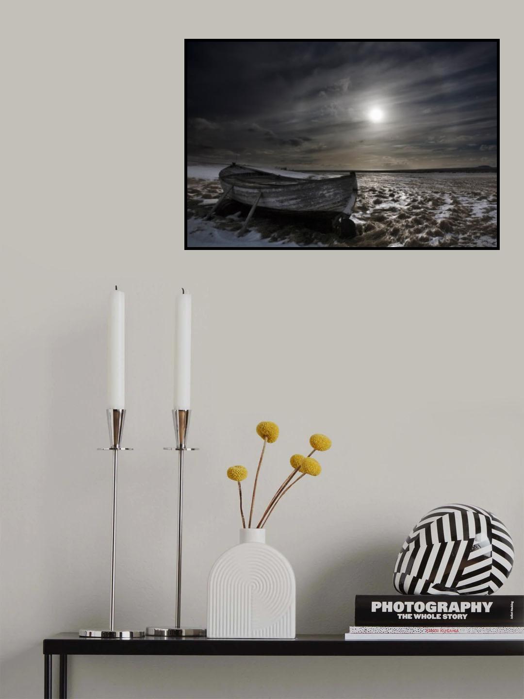 Old Boat Poster och Canvastavla