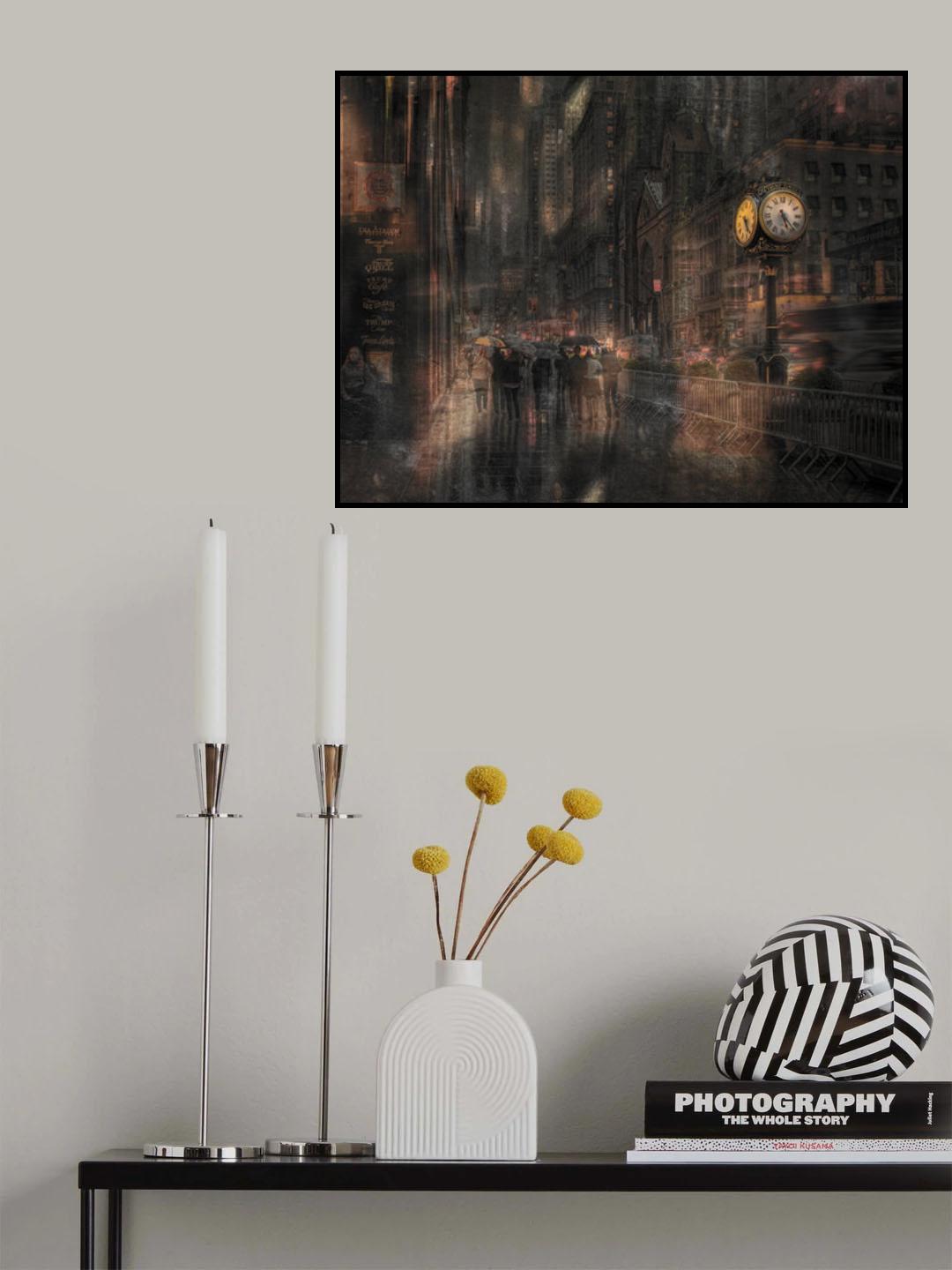 The Clock Poster och Canvastavla