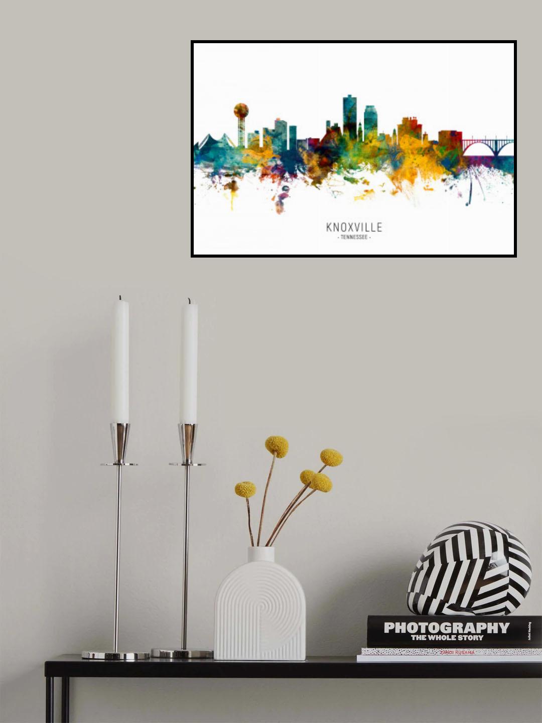 Knoxville Tennessee Skyline Poster och Canvastavla