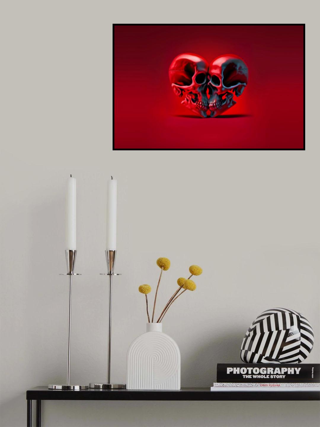 Death Love Poster och Canvastavla