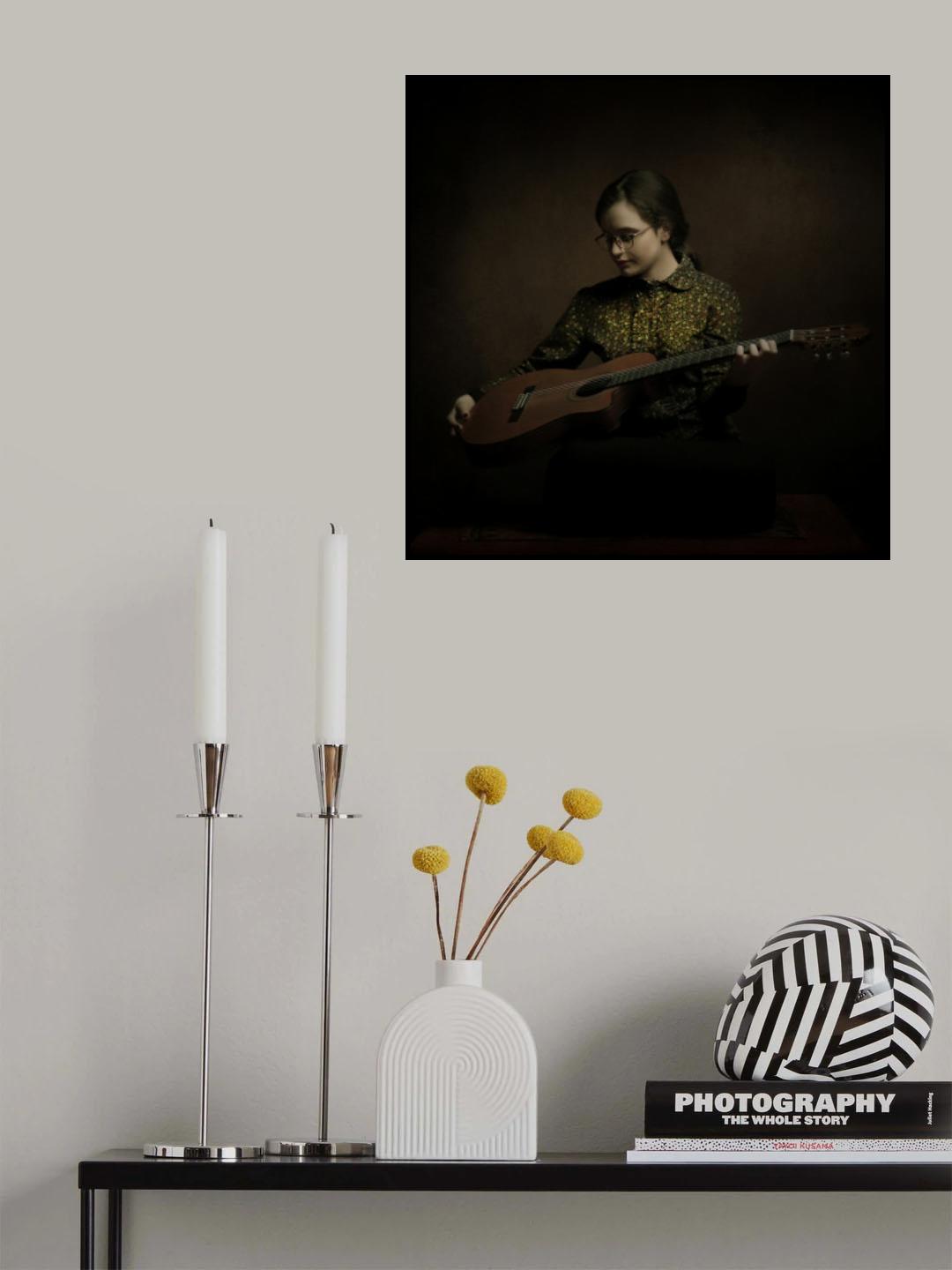 Persian musician Poster och Canvastavla
