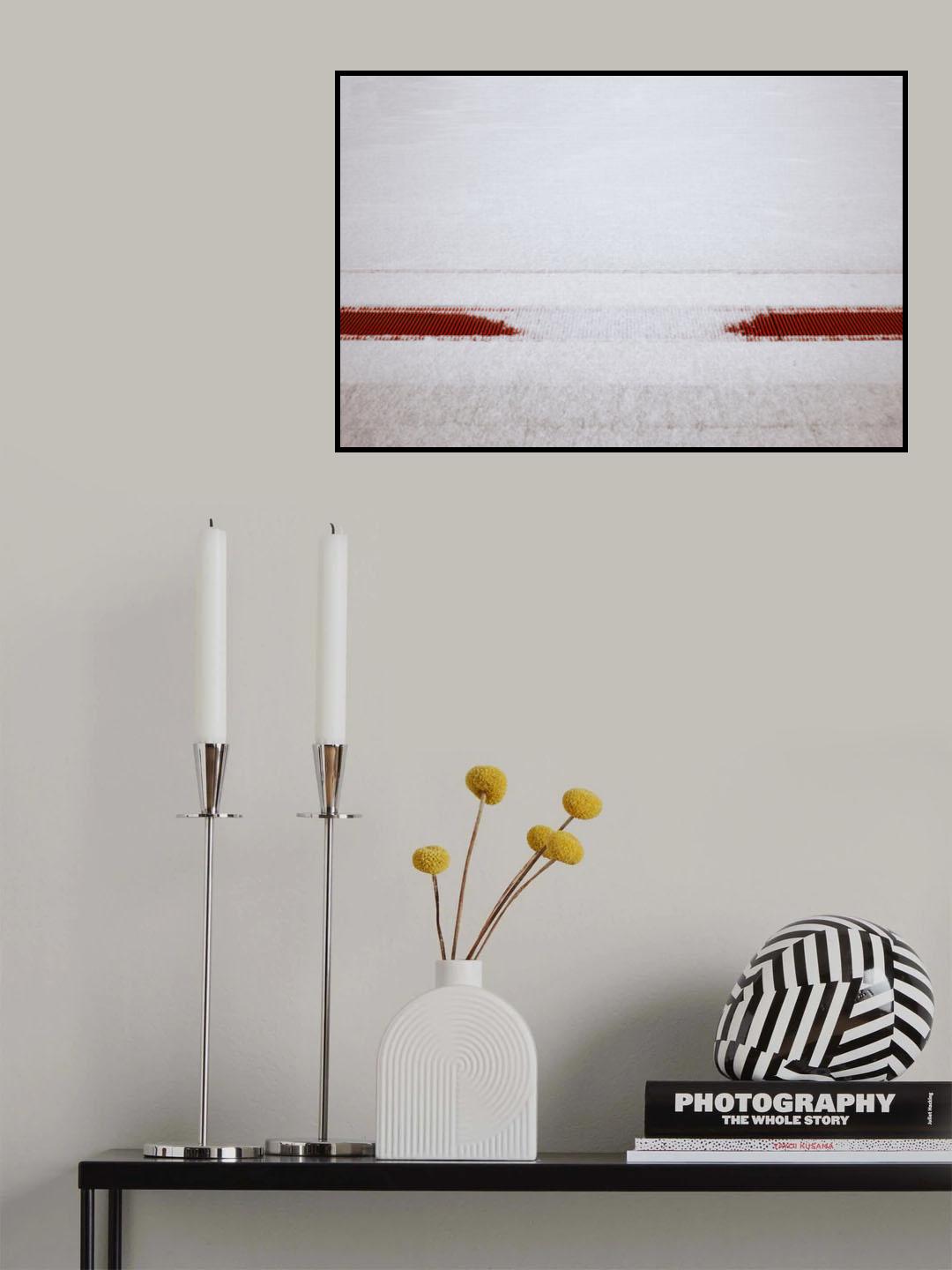 first snow Poster och Canvastavla