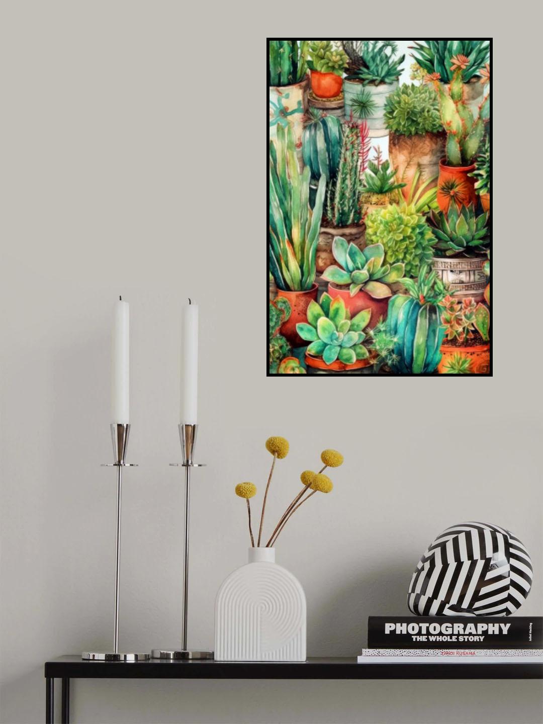 Succulents and cactus 13 Poster och Canvastavla