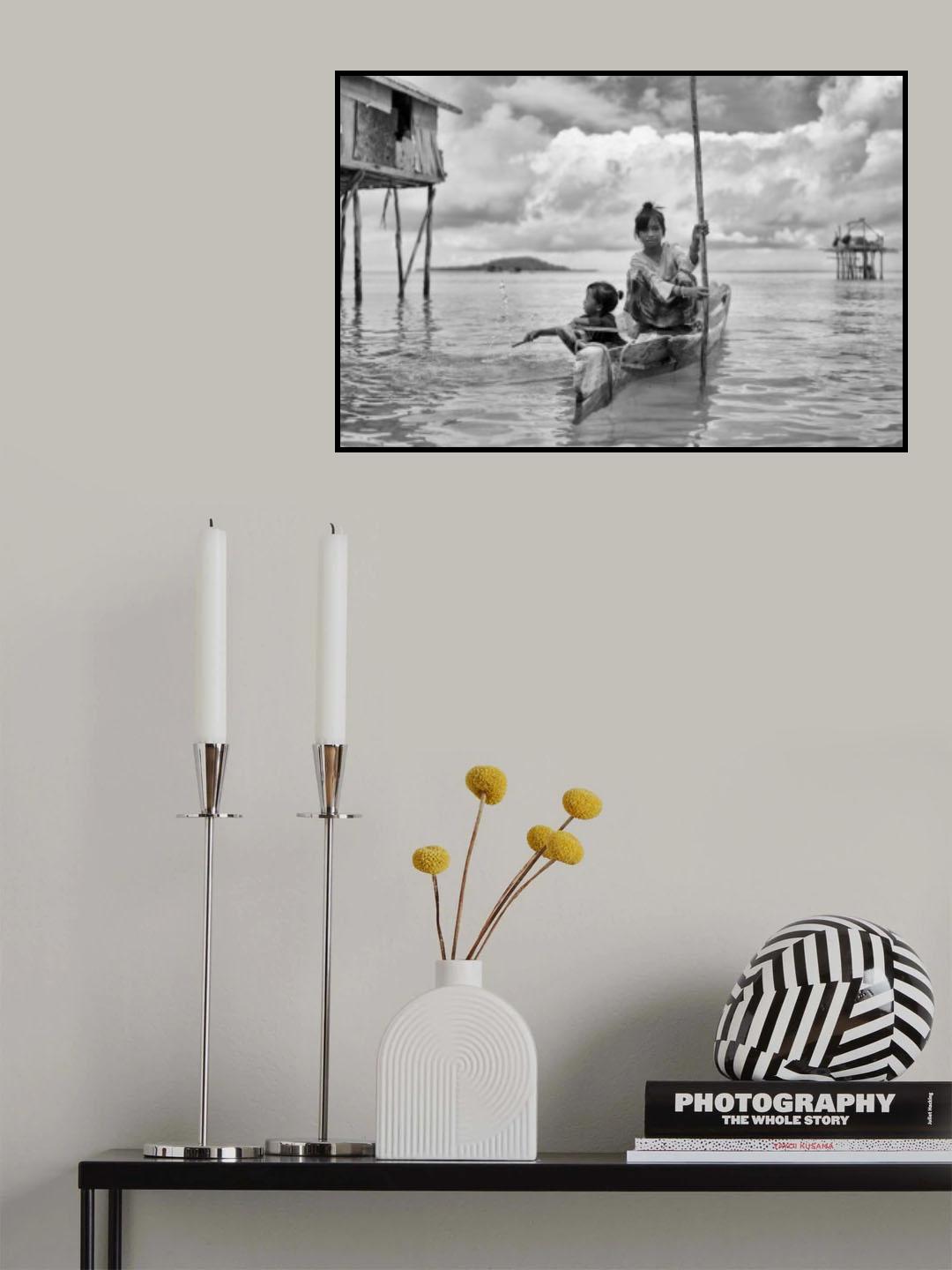Life on the Water Poster och Canvastavla