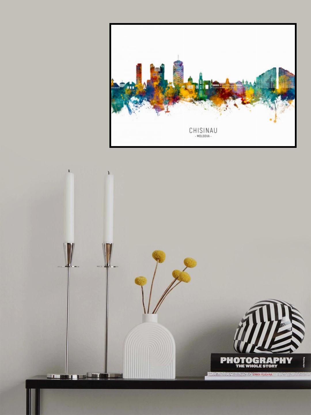 Chisinau Moldova Skyline Poster och Canvastavla