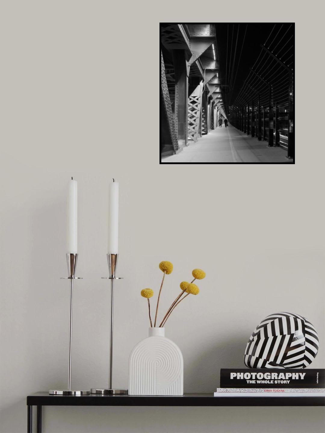 Night Stroll Poster och Canvastavla