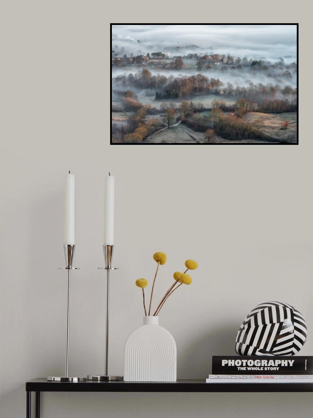 misty fields Poster och Canvastavla