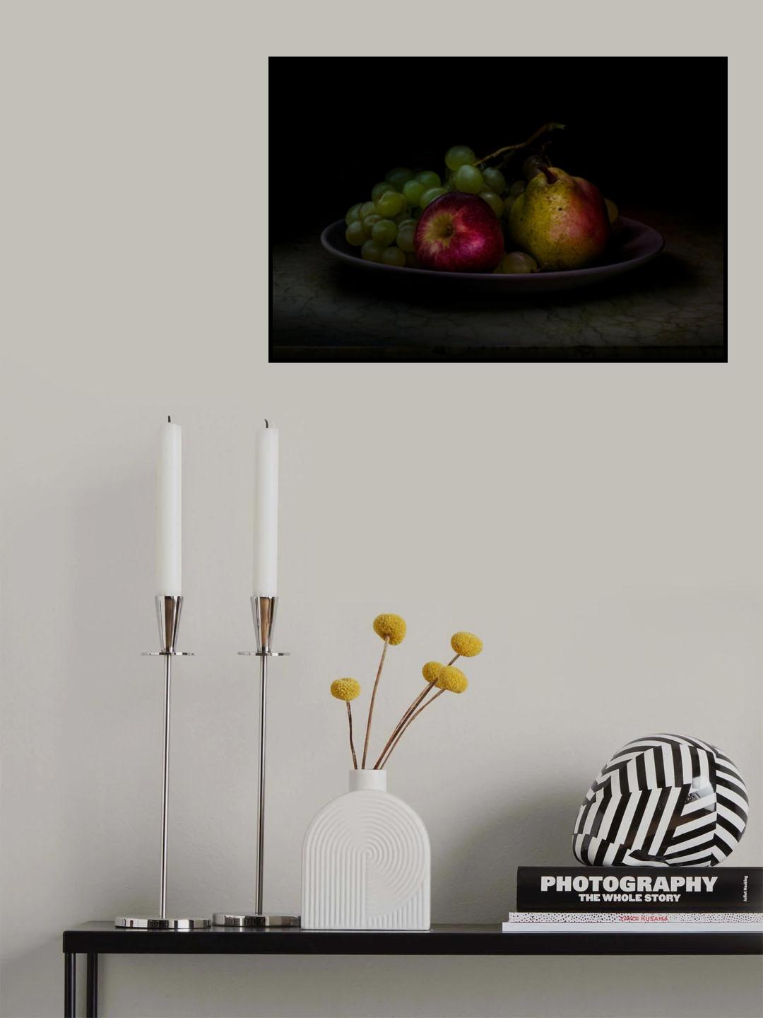 Style Life with Fruits Poster och Canvastavla