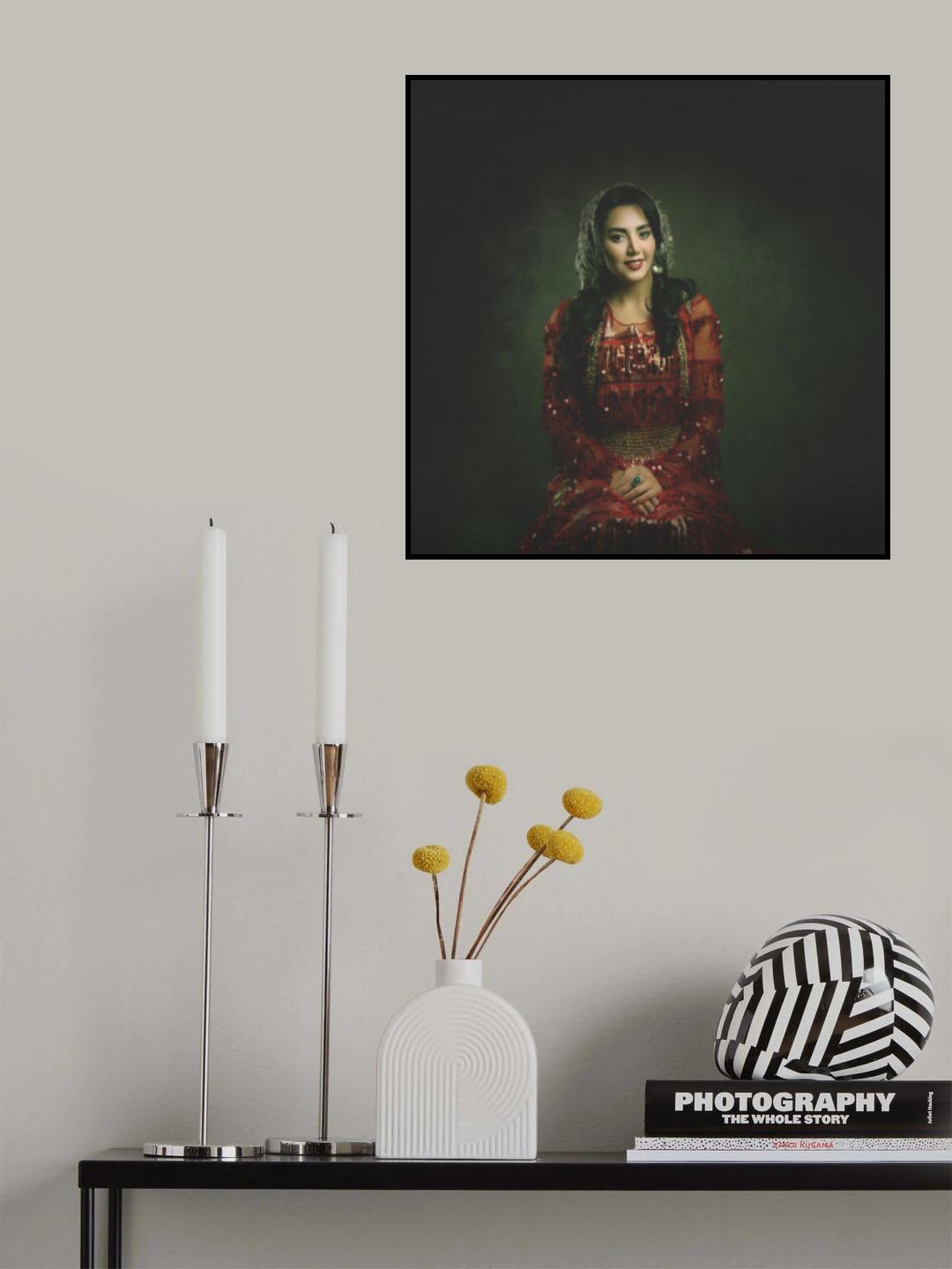 Persian girl Poster och Canvastavla